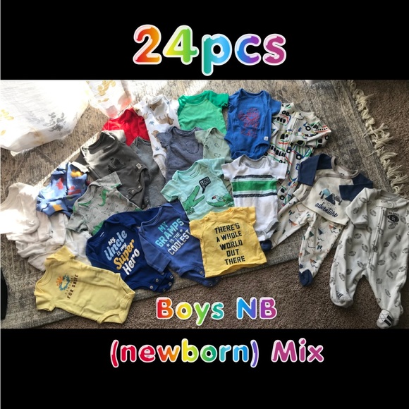 Carter's Other - NB Infant Boys 24pc Mixed Bundle